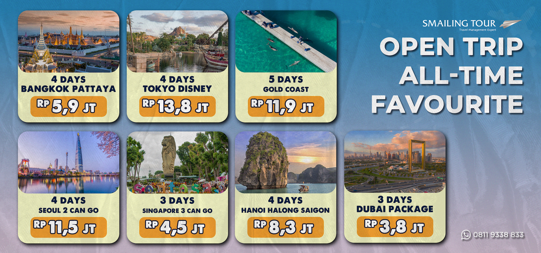 Open trip all favorite Juli 2023